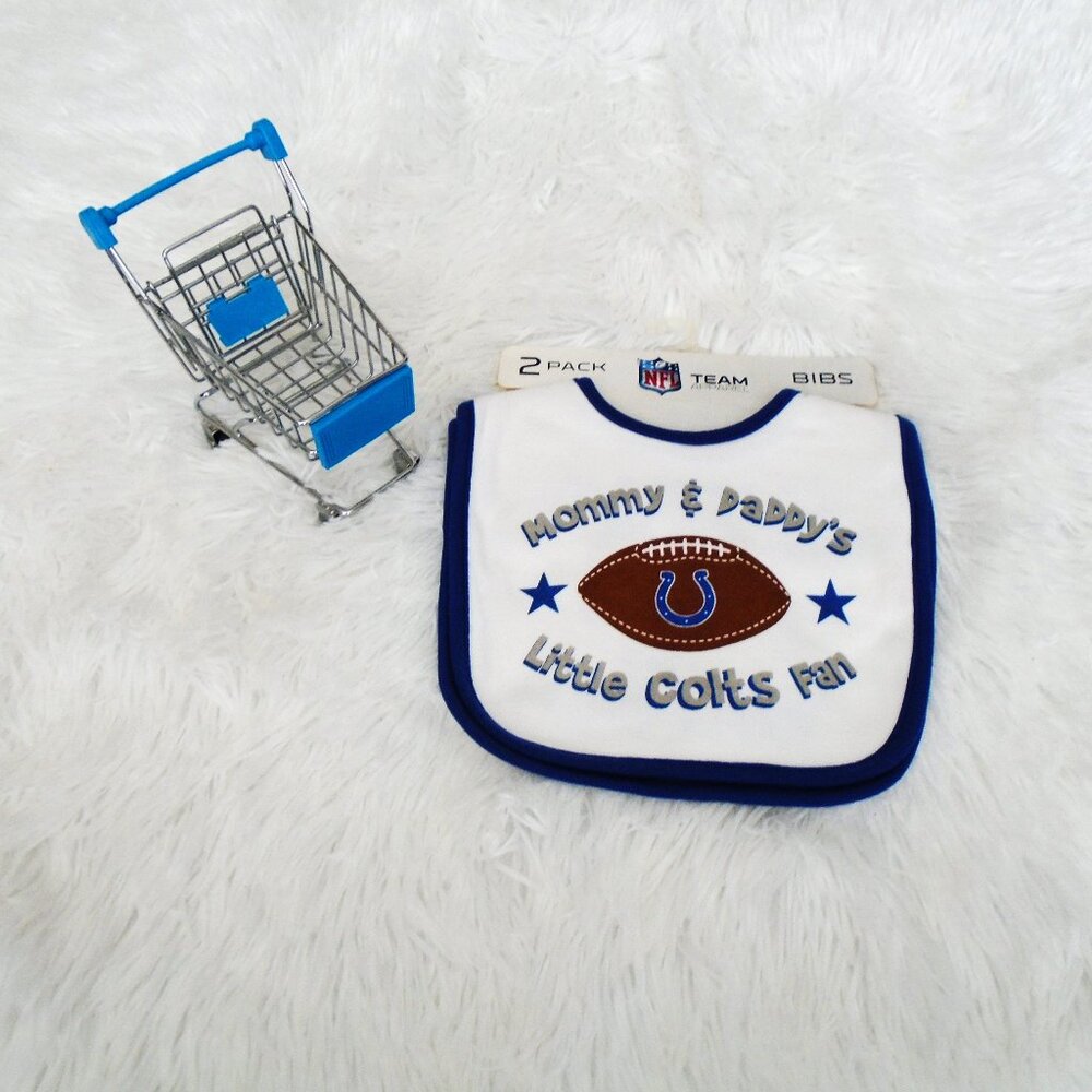 Indianapolis Colts Baby Bib Set Football Newborn